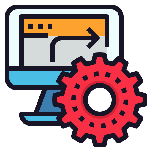 Illustration of organised information and business processes